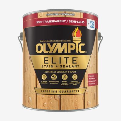 OLYMPIC<sup>®</sup> ELITE Semi-Transparent Low VOC