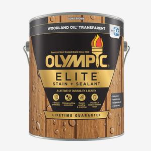 OLYMPIC<sup>®</sup> ELITE Transparent Woodland Oil Low VOC